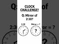 Clock Challenge 🎯 #yt #ytshorts #maths #ssc #reasoning #reasoningtricks #shorts #iqtest