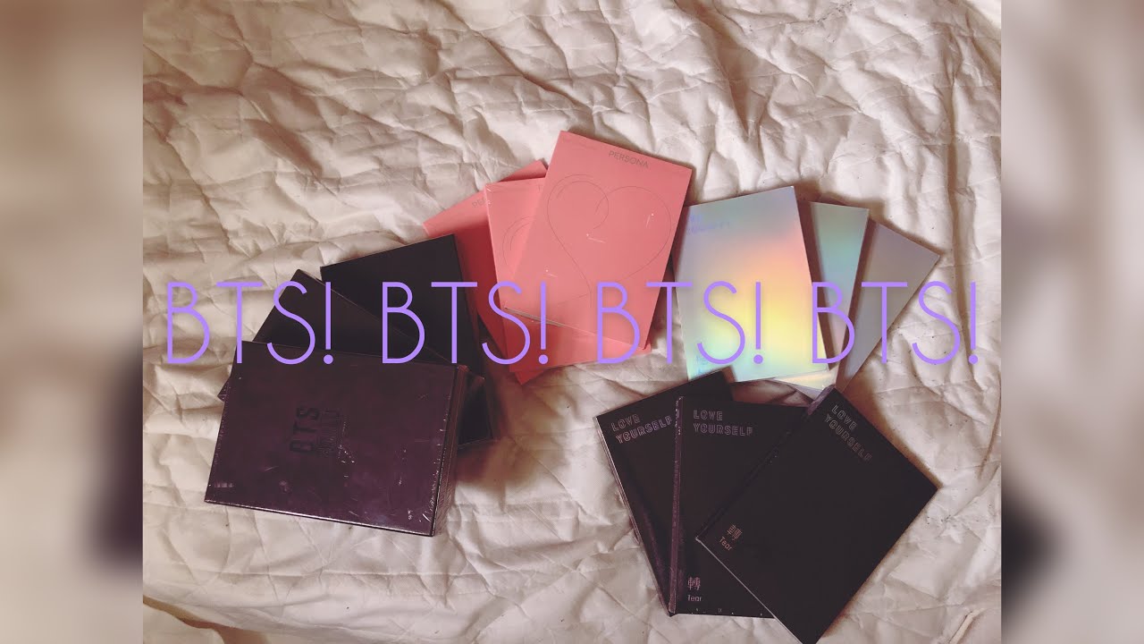 [UNBOXING] BTS ALBUMS HAUL - YouTube