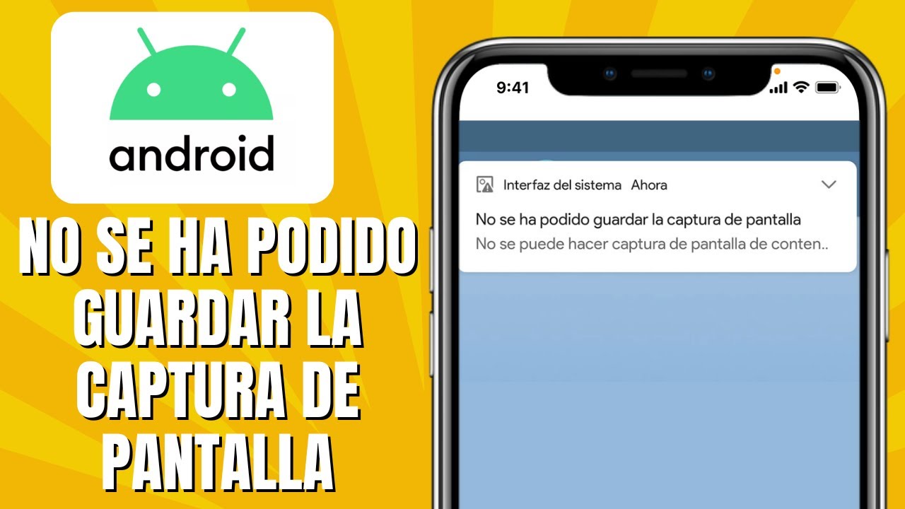 No Se Ha Podido Guardar La Captura De Pantalla (SOLUCIÓN) - YouTube