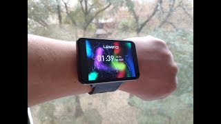 Smart watch LEMFO LEM T ― Самый большой экран и батарея с мощным софтом!