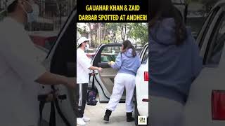 Gauahar Khan And Zaid Darbar Spotted At Lokhandwala Complex Andheri Dekh News 