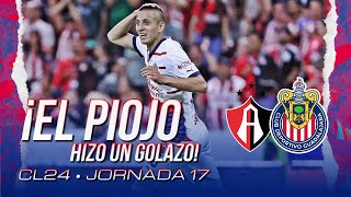 ¡GOLAZOO! ¡Qué joya del ‘Piojo’ Alvarado! | #ClásicoTapatío Atlas vs Chivas | J17 Clausura 2024