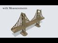 Golden gate bridge cardboard model  how to make golden gate bridge for a school project