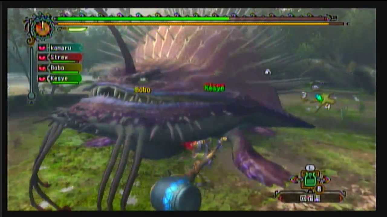 Wii Mh3 街 4 チャナガブルの狩猟 Youtube Wii Mh3 街 4 チャナガブルの狩猟 Youtube