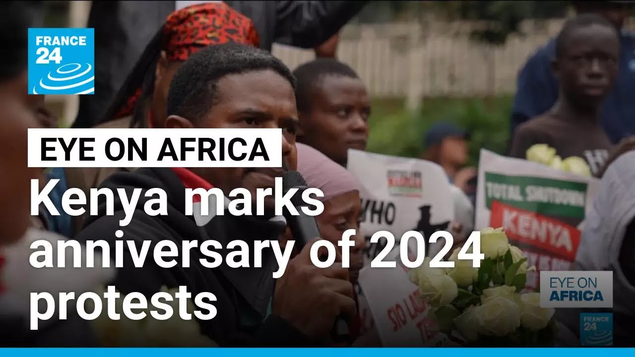 Kenyans mark anniversary of bloody protests • FRANCE 24 English