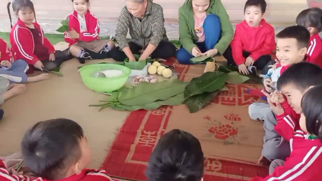 Trải nghiệm tết và mùa xuân của các con lớp 5TB xuân 2026