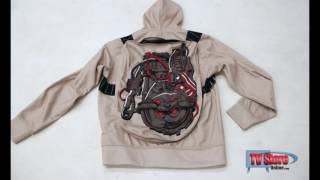 Ghostbusters Venkman costume hoodie transforms into backpack!