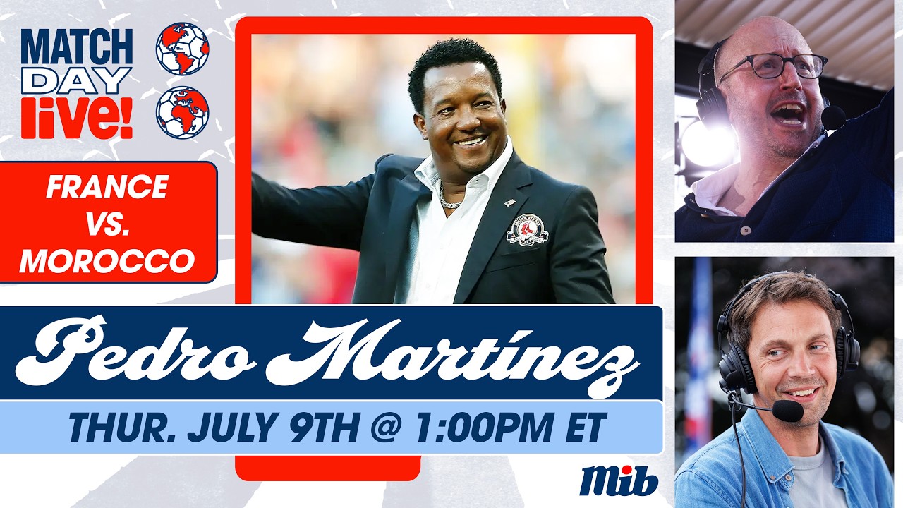 France vs Morocco LIVE! Pre-Match in Boston w/ Pedro Martinez, Sam Mewis and more! | Match Day Live