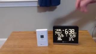 Ambient weather Color changing Alarm Clock model WS 8600