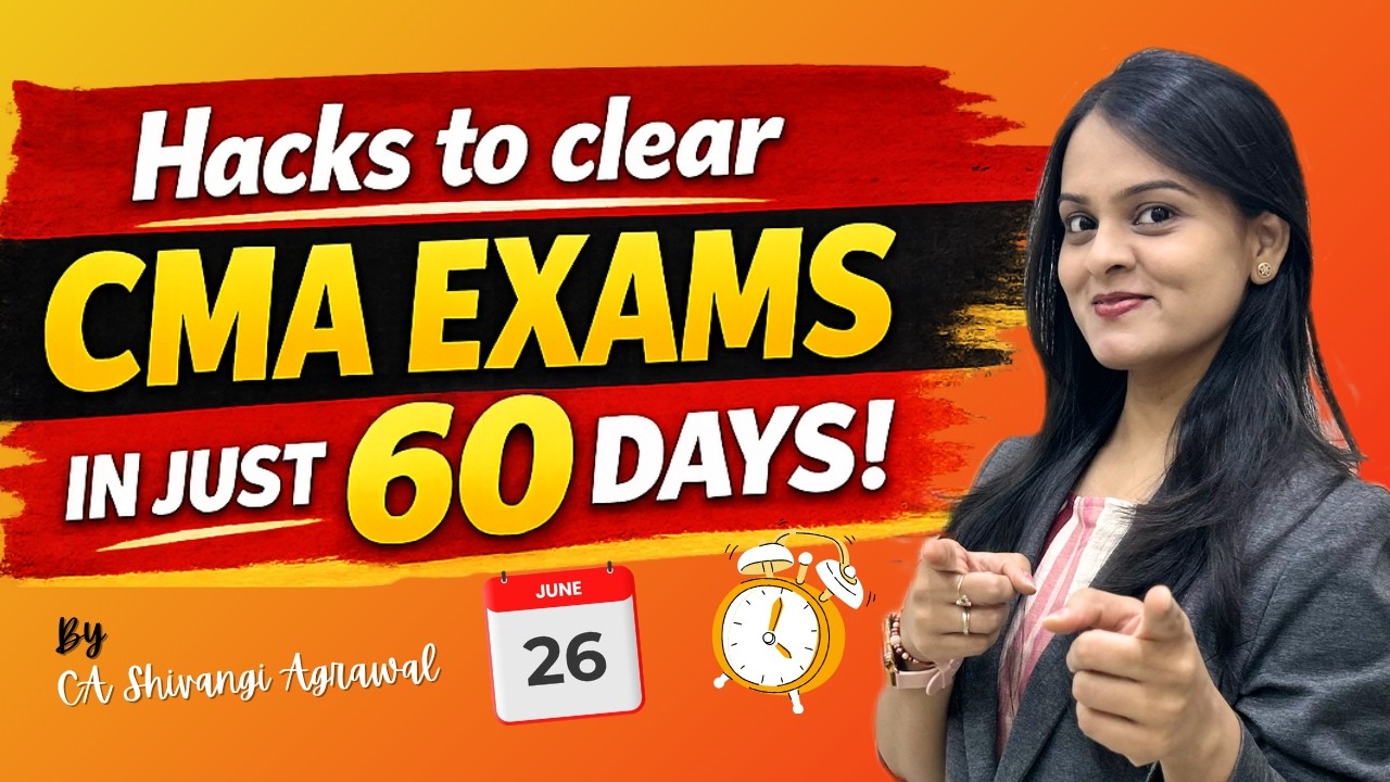 Hacks to clear CMA Exams in just 60 days! - YouTube