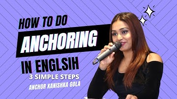 How To Start Anchoring In any event in English || IN ENGLISH || PUBLIC SPEAKING || ANCHORING TIPS |