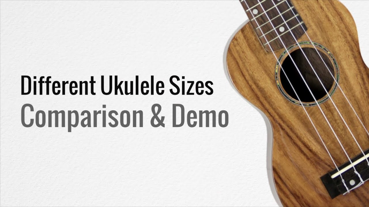 Different Ukulele Sizes | Makala Ukulele Sound Comparison - YouTube