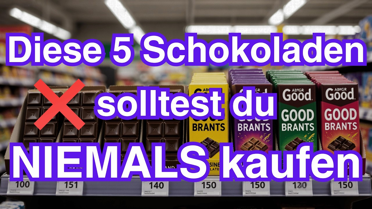 Finger WEG von diesen 5 Schokoladenmarken – und 5, die überraschend gut sind