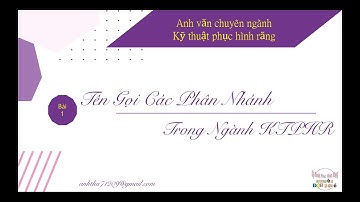 Anh Văn Chuyên Ngành Lab_#2_Cac phân nhánh trong ngành KTPHR