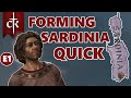 EASILY Forming a KINGDOM Using Investment - From Sardinia to Italia - Ep 1 - Crusader Kings 3