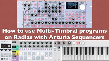 How to connect Korg Radias to Arturia Beatstep Pro and Keystep
