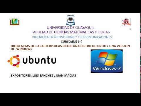 Vídeo: Diferencia Entre Ubuntu Y Linux