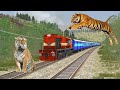Tiger  STOPS The High-speed Train and escapes in TrainZimulator : indian railways