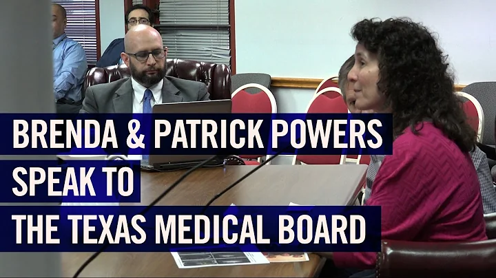 Brenda & Patrick Powers speak to the TMB (Burzynsk...