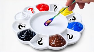 How To Making 13 Beautiful Colors from 6 Primary Colors | Satisfying Color Mixing