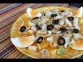 Remojón granadino (ensalada de naranja, cebolleta y bacalao) / Orange, onion and cod salad