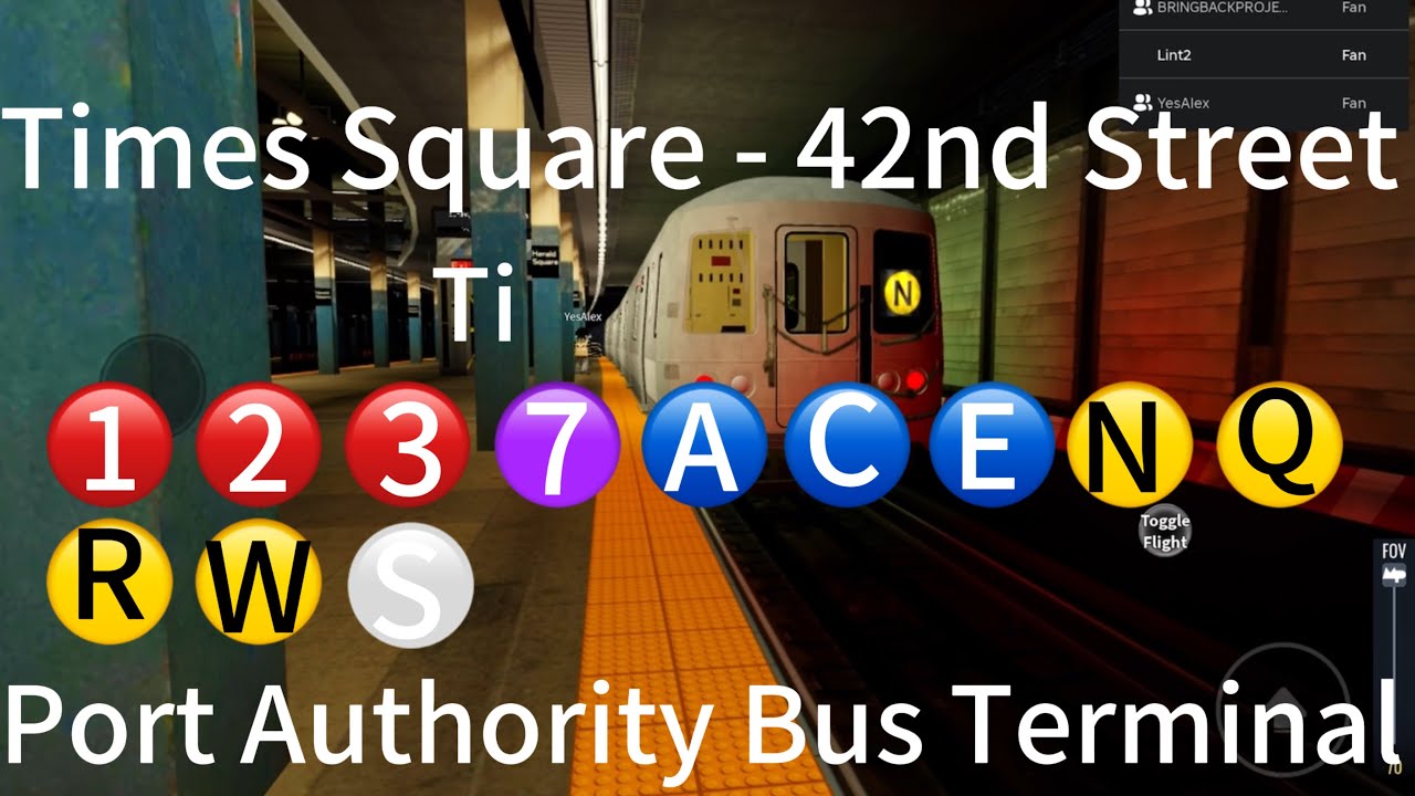 PTA Remakes | Railfanning at Times Square - 42nd Street