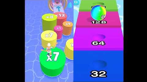 Hover Skirt | Ball Run 2048 Gameplay Speedrun Walkthrough 4K R7SD4