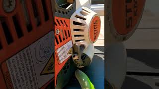 STIHL Trimmer Losing Power!? Try This! #landscaping #lawncare #stihl