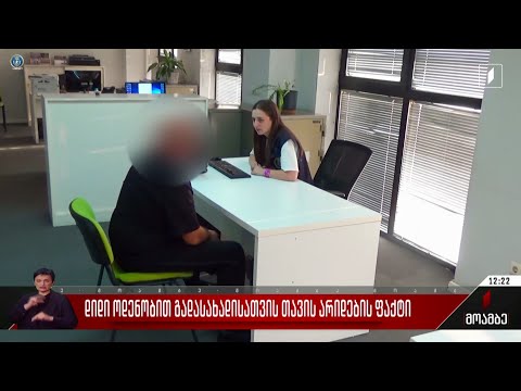 დიდი ოდენობით გადასახადისთვის თავის არიდების ფაქტი