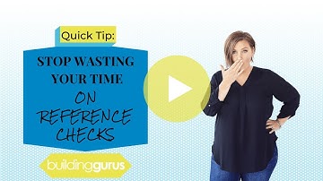 Quick Tip: Stop Wasting Your Time on Reference Checks
