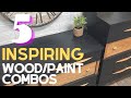 5 STUNNING wood &amp; paint furniture combos to INSPIRE you - FLIPPING &amp; REFINISHING