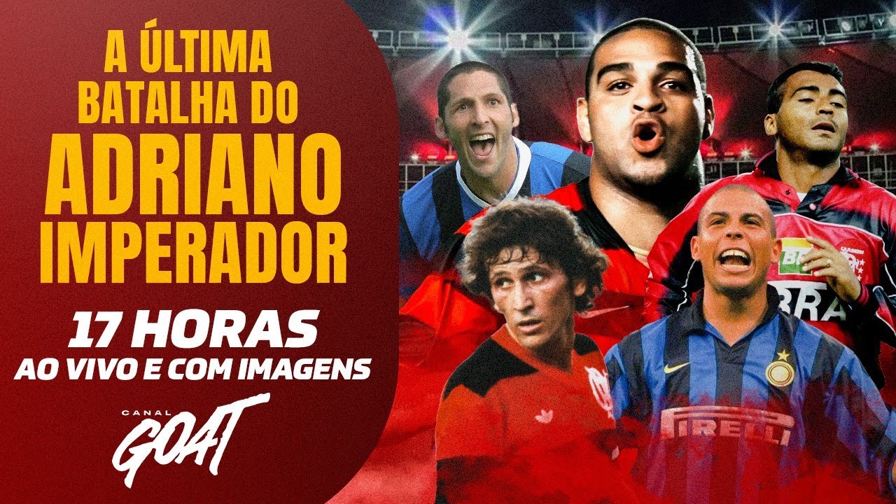 FLAMENGO LEGENDS X AMIGOS DA ITÁLIA l AO VIVO E COM IMAGENS l A DESPEDIDA DE ADRIANO IMPERADOR
