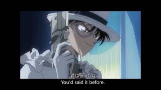 Kaishin/Shinkai - Kaito KID kissing Kudo Shinichi 【腐向け | 快新/新快】名探偵危うし