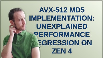 AVX-512 MD5 implementation: unexplained performance regression on Zen 4
