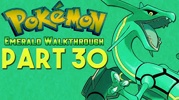 Pokemon Emerald Walkthrough Part 30: Seafloor Cavern!