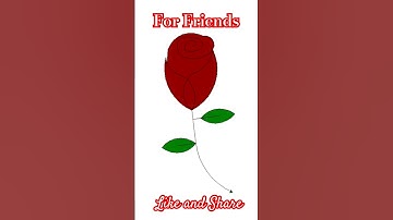 Drawing Red Rose🌹Using Python Turtle.  #rose #redrose #rosedrawing #python #shorts #viral #trending