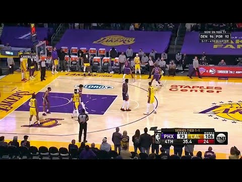 La Lakers Fans Chanting "Kobe" After Lakers Dominated Phoenix Suns In The Last Quarter.