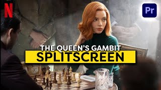 How to Create SPLITSCREEN like The Queen's Gambit (Premiere Pro Tutorial) screenshot 1
