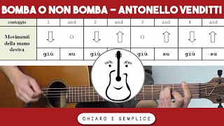 Bomba o non bomba (Antonello Venditti) - Tutorial Accordi Chitarra