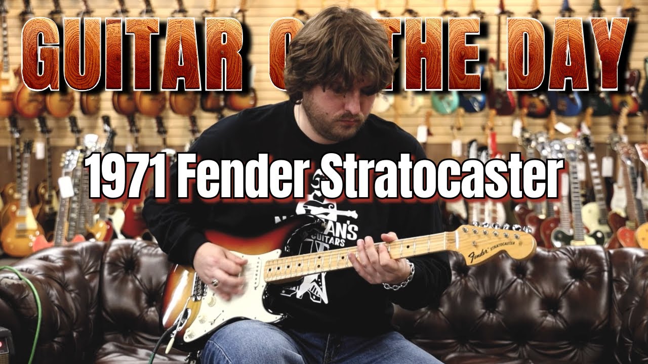 1971 Fender Stratocaster Sunburst | Guitar of the Day - YouTube