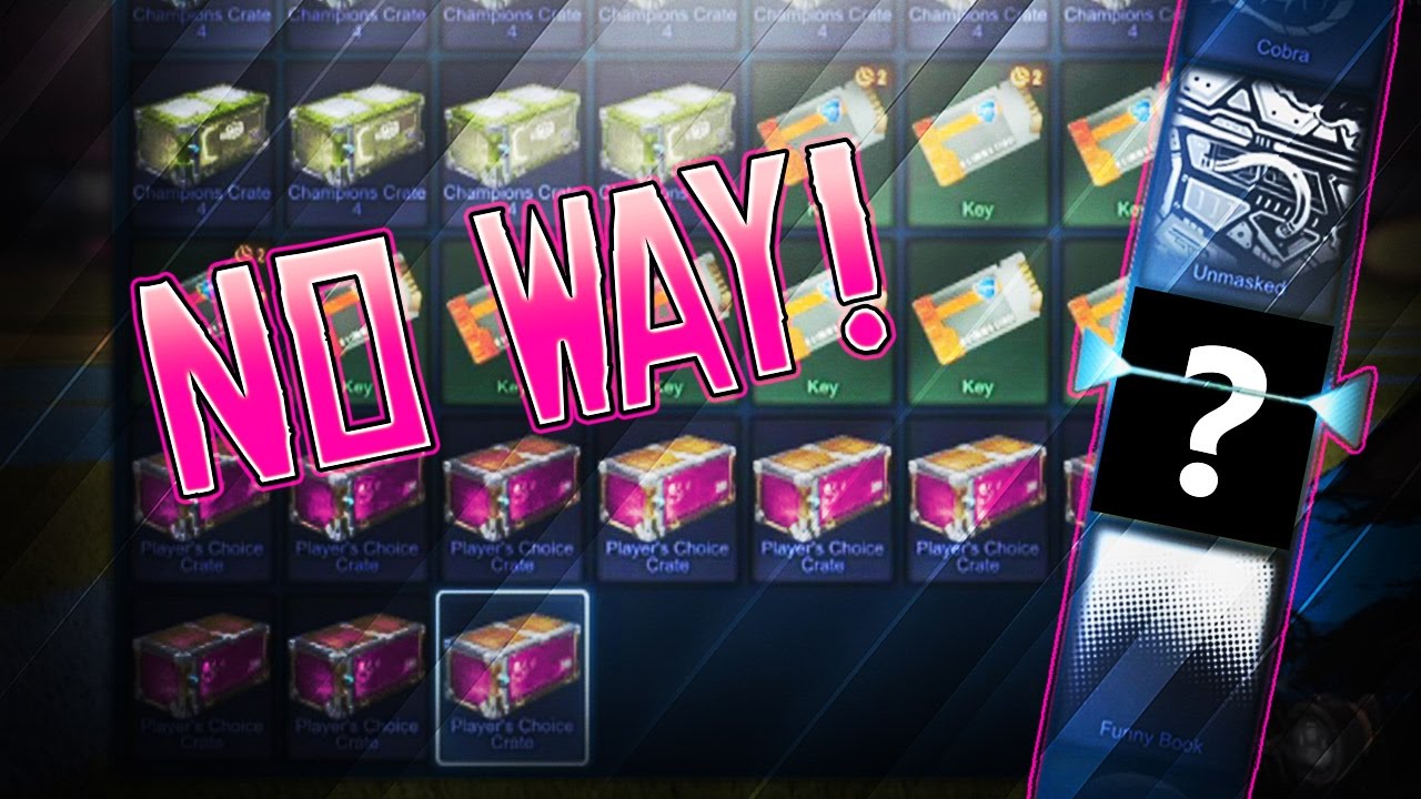 My First Painted Exotic From A Crate! Players Choice Crate Opening (Rocket league)