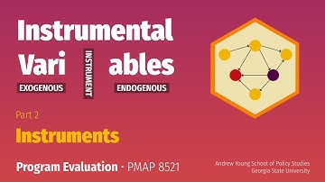 PMAP 8521 • (11) Instrumental variables I: (2) Instruments