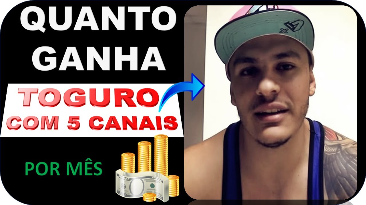 QUANTO GANHA TOGURO COM 5 CANAIS? MANSÃO NORDESTINA, MANSÃO MAROMBA, MANSÃO HYPE E GREY,  CHAPE INEX