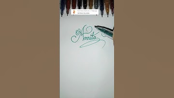 stylish name | Amrita | sk cursive art | how to make a stylish name | stylish signature