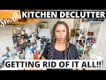 DECLUTTER MY TINY KITCHEN WITH ME! Small kitchen declutter apartment | Kitchen minimalist tour