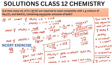 How many mL of 0.1 M HCl are required to react completely with 1 g mixture of Na2CO3 and NaHCO3
