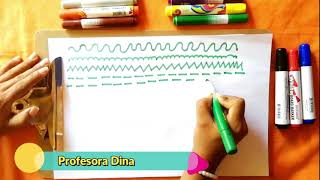 Dibujo Rítmico, lento muy lento. grafomotricidad para los niños del nivel inicial.