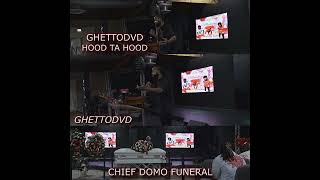 GHETTODVD speaks at Chief Domo funeral and mentions 600 breezy sharing his post #viral #trending
