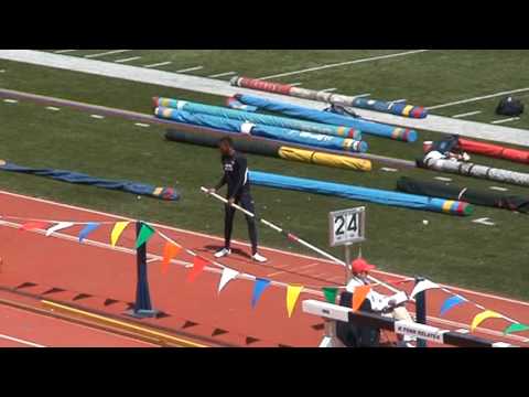 K'DON SAMUELS 3rd and final attempt at 4.80m NEW N...