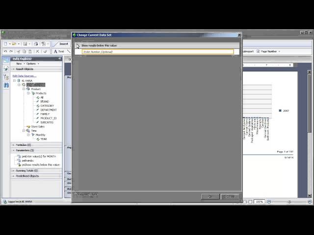 Refresh data: Crystal Reports for Enterprise 4.1 SP4
